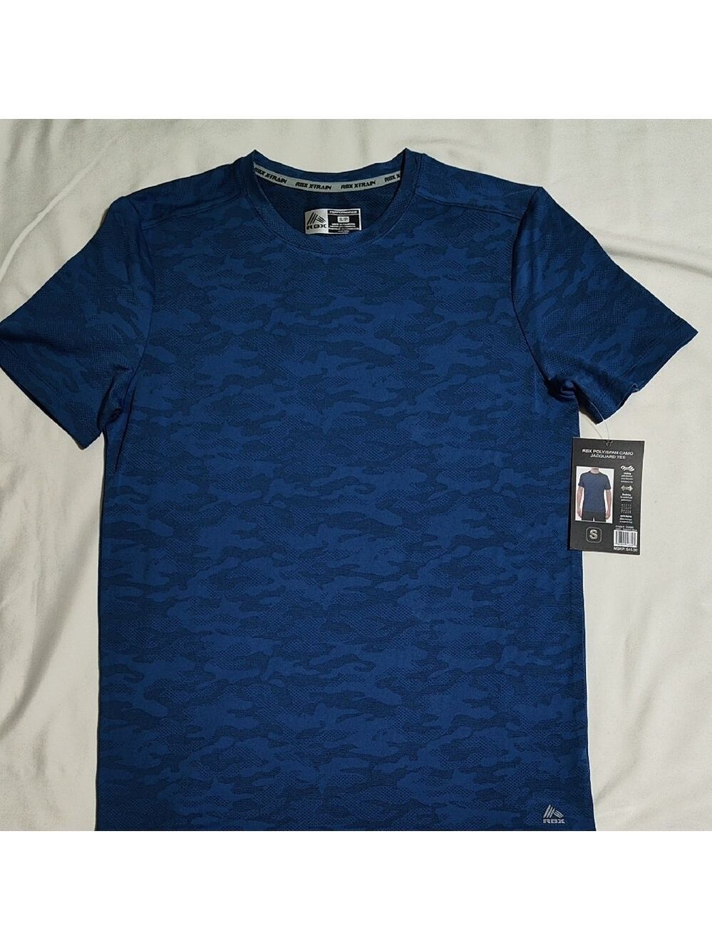 Reebok Navy Camouflage Men's Tee